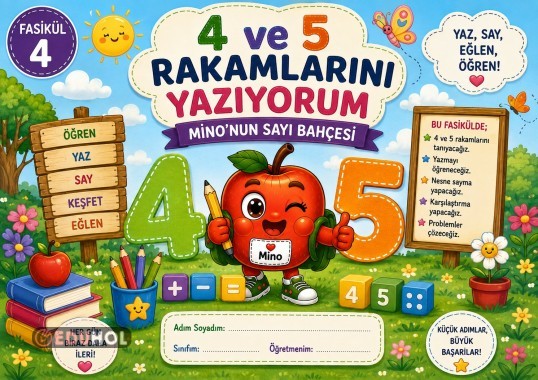 4. Fasikül 4 ve 5 sayılarını yazıyorum hazır🍎