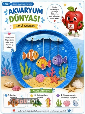 🐠🎨 AKVARYUM DÜNYASI – HAYDİ YAPALIM! 🎨🐠