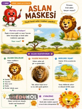 Aslan Maskesi Yapıyoruz 🦁