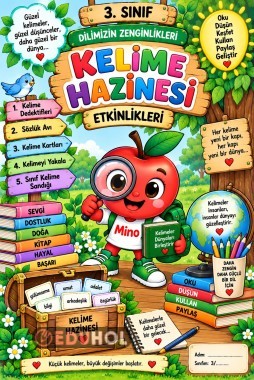 📚🌿 Dilimizin Zenginlikleri – 3. Sınıf Kelime Hazinesi Etkinlikleri
