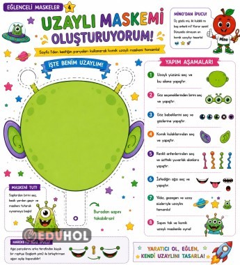 👽🚀 Eğlenceli Maskeler 3 – Uzaylı Maskemi Oluşturuyorum! 🌟