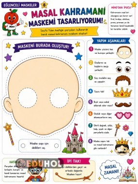 Masal Kahramanı Maskemi Tasarlıyorum! 🎭✨