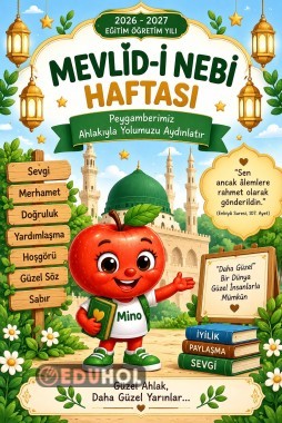 🌙 Mevlid-i Nebi Haftası – 2026-2027 Eğitim Öğretim Yılı