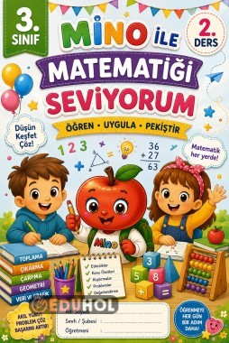 🍎 Mino ile Matematiği Seviyorum – 3. Sınıf | 2. Ders Yayında!