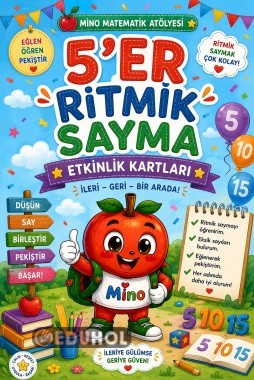 🍎✨ Mino Matematik Atölyesi | 5'er Ritmik Sayma Etkinlik Kartları ✨🍎