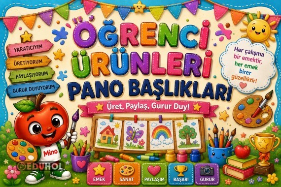 🎨 Öğrenci Ürünleri Pano Başlıkları Fasikülü 🖌️✨