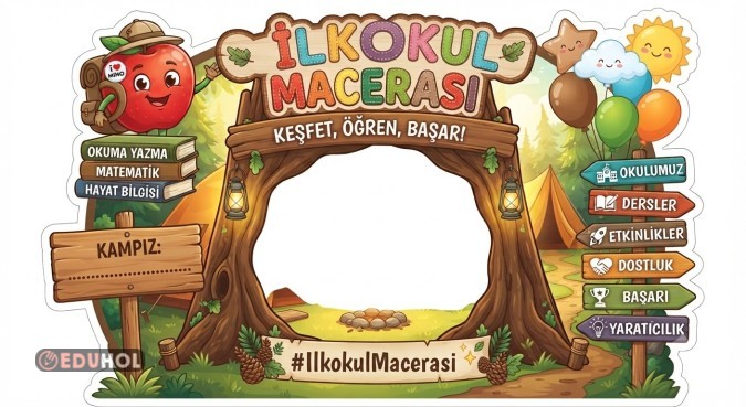 🎉 Okulda İlk Günün Panoları-2 Mino ile Hazır! 🍎