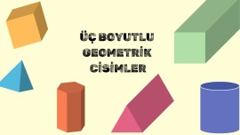 ÜÇ BOYUTLU GEOMETRİK CİSİMLER