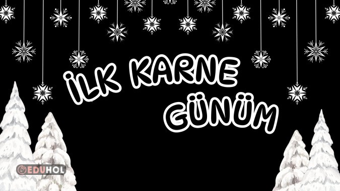 İlk Karne Günüm Dijital Pano Çalışmam