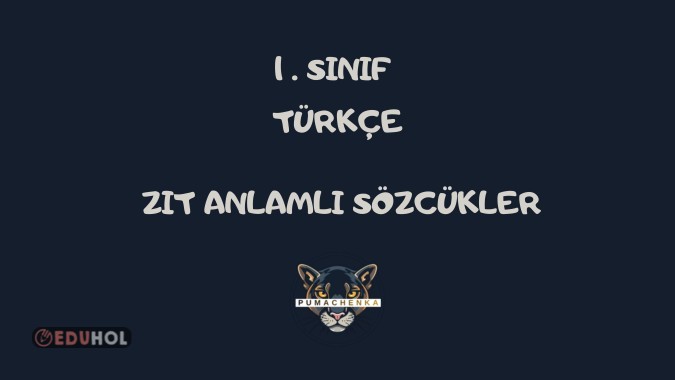 TÜRKÇE-ZIT ANLAMLI SÖZCÜKLER ETKİNLİKLERİ-2