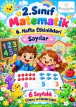 2. Sınıf 6. Hafta Matematik: Sayılar | 6 Sayfalık Renkli Etkinlik Seti