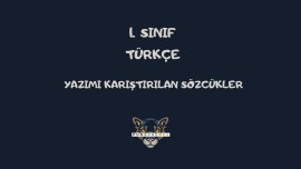 TÜRKÇE-YAZIMI KARIŞTIRILAN SÖZCÜKLER