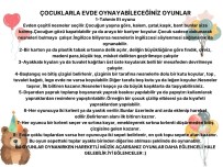Çocuklarla evde oynayabileceğiniz oyunlar