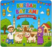 24 A4 kurban bayramı boyama çalışması