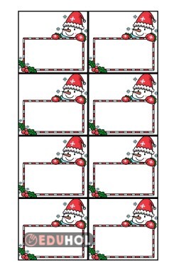 KARDAN ADAMLI İSİM ETİKETİ, KARNE VEYA HEDİYE ÇANTASI  İÇİN KULLANILABİLİR