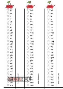V HECE KONTROL ÇİZELGESİ