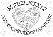 ANNELER GÜNÜ BOYAMA
