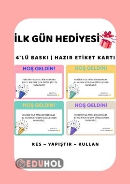 İLK GÜN HEDİYE KARTI