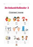 Zıt Anlamlı Kelimeler 3