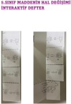 5.Sınıf Maddenin Hal Değişimi İnteraktif Defter