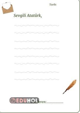 Atatürk’ e Mektup