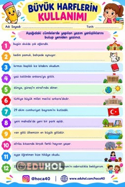 BÜYÜK HARFLERİN YAZIM YANLIŞLIKLARI 1-2