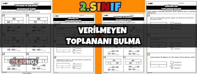2.Sınıf Verilmeyen Toplananı Bulma(Çubuk Modeli)
