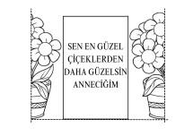 Anneler Günü boyama ve katlama etkinliği