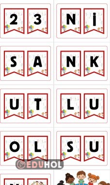 23 NİSAN KUTLU OLSUN Flama