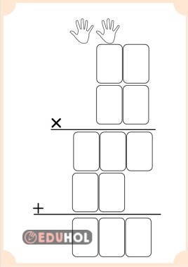 3.Sınıf Çarpma İşlemi Şablonu