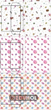 Bayram hediyeliği Şablonu Dikey/ Küçük Format