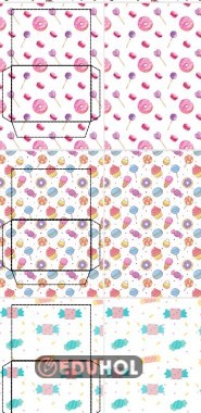 Bayram Hediyelik Paketi ve İyi Bayramlar Yazısı Şablonu