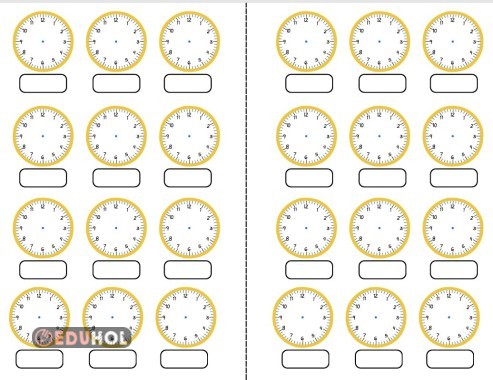 Boş Saat Şablonları