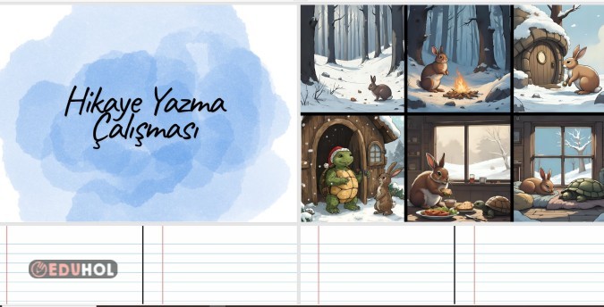 görsel ile Hikaye yazma çalışması