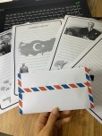 10 Kasım Atatürk'e Mektup Şablonu Zarflı