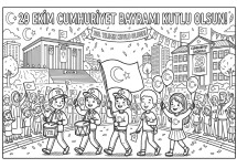 29 Ekim Boyama Sayfası