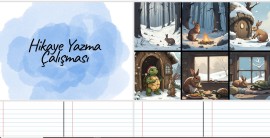 görsel ile Hikaye yazma çalışması