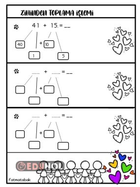 Zihinden Toplama İşlemi Sayfal... · Eduhol - Etkinlik İndir Oyun Oyna ...