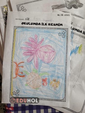 OKULUMDA İLK RESMİM