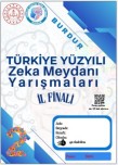 Zeka Oyunları İl Finali Cevap Anahtarı