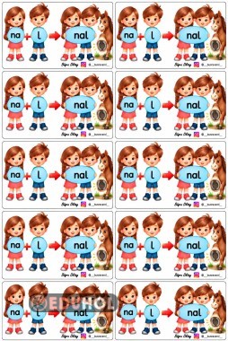 nal KELİMESİ DEFTERE YEPIŞTIRMA
