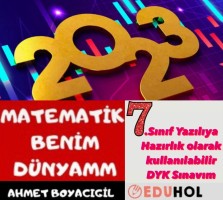 7.SINI YAZILI CEVAP ANAHTARLI