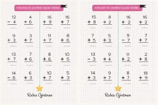 1. sınıf toplama çıkarma işlemleri