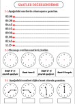 2.Sınıf saatler değerlendirme