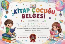 KİTAP ÇOCUĞU BELGESİ