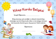 KİTAP KURDU BELGESİ
