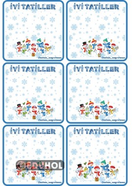 Tatil Hediye Kartı ❄️☃️