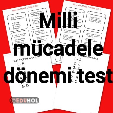 Milli mücadele dönemi test