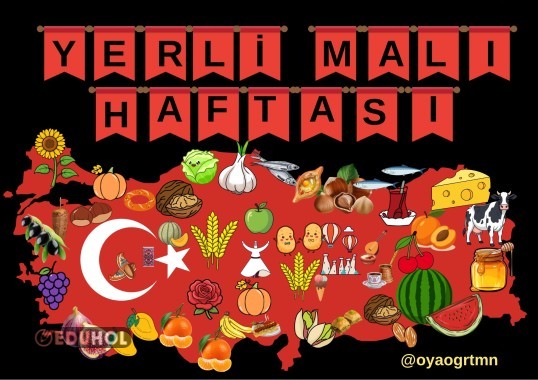 Yerli malı haftası pano büyük boy renkli