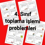 4. Sınıf problemler